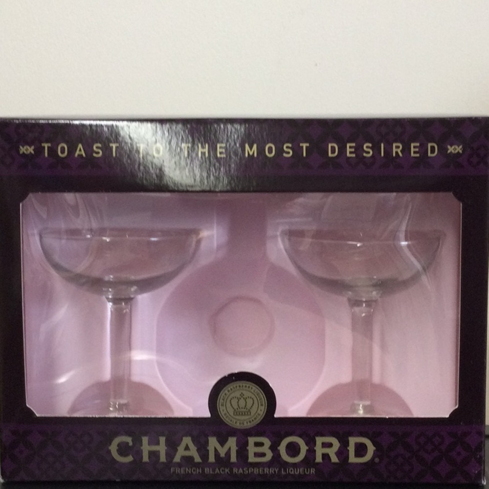 New Chambers Gift Set Box With 2 Glasses
